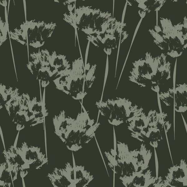 Neutral Colour Abstract Floral seamless pattern design for fashion textiles, graphics, backgrounds and crafts