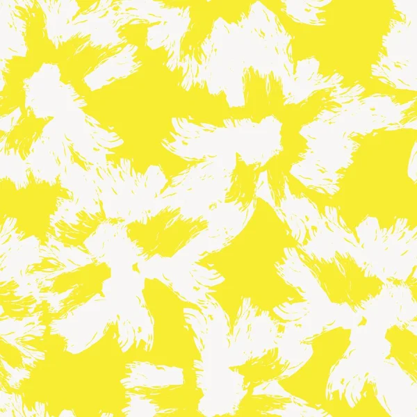 カラフルな抽象花のシームレスなパターンデザインのためのファッション繊維 グラフィック 背景や工芸品 — ストックベクタ
