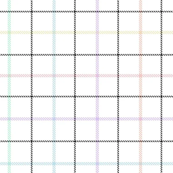 Rainbow Плед Текстурированный Бесшовный Узор Моды Текстиля Графики — стоковый вектор