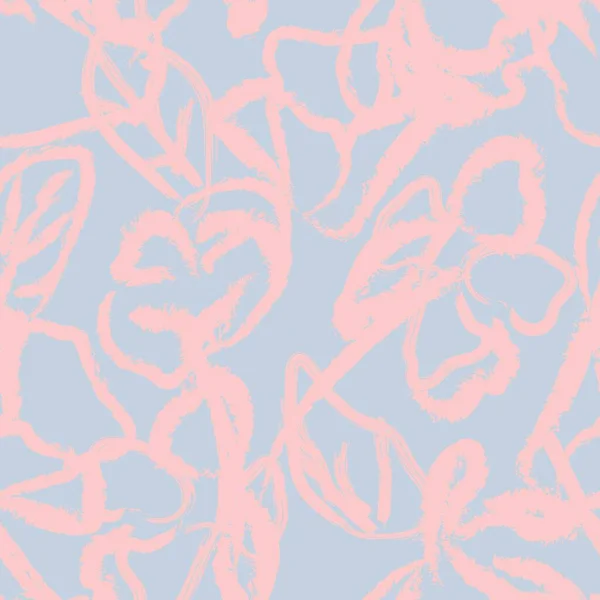 Pastel Abstrait Conception Florale Sans Couture Pour Textiles Mode Graphiques — Image vectorielle