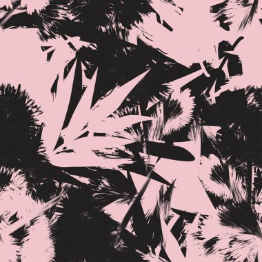 Pastels Tropikal Yaprak desen tasarımı moda tekstil, grafik ve el sanatları için