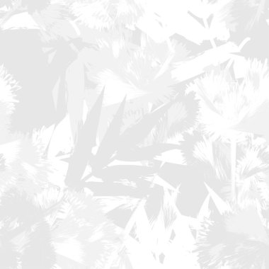 Moda tekstil, grafik ve el sanatları için tek renkli Tropikal Yaprak kusursuz desen tasarımı