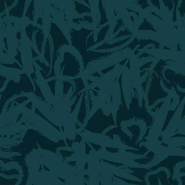 Green Tropical Leaf Nahtloses Muster Design Für Modetextilien Grafiken Und — Stockvektor