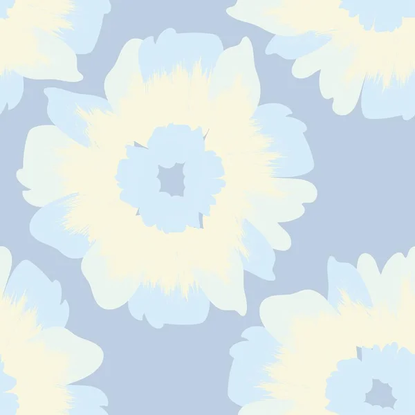 Pastel Abstract Floral Bezszwowy Wzór Projektowania Dla Tekstyliów Mody Grafiki — Wektor stockowy