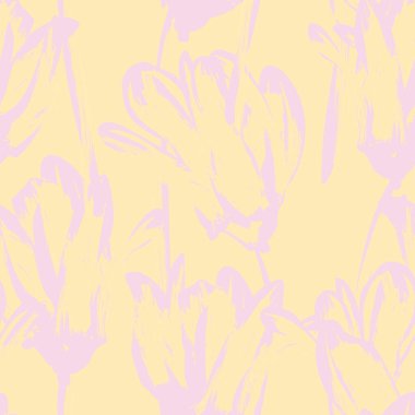 Moda tekstil, grafik, arka plan ve el sanatları için Pastel Soyut Çiçeksiz desen tasarımı