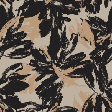 Tarafsız Renk Özeti: Moda tekstil, grafik, arka plan ve el sanatları için kusursuz desen tasarımı