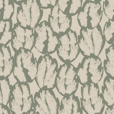 Tarafsız Renkli Tropikal Yaprak Moda tekstil, grafik ve el sanatları için kusursuz desen tasarımı