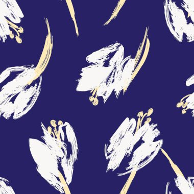 Moda tekstil, grafik, arka plan ve el sanatları için Pastel Soyut Çiçeksiz desen tasarımı