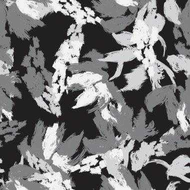 Moda tekstil, grafik, arkaplan ve el sanatları için tek renkli çiçek desensiz desen tasarımı