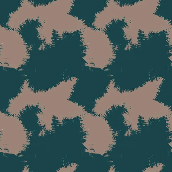 Vert Abstrait Coups Pinceau Motif Design Pour Les Textiles Mode — Image vectorielle