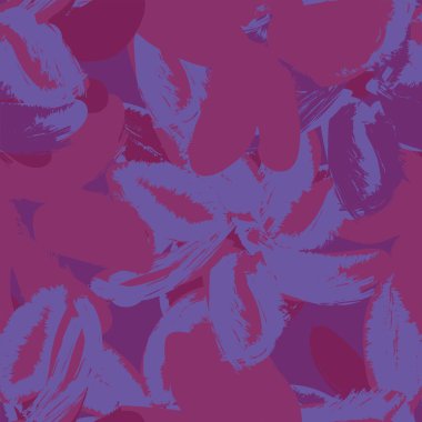 Moda tekstil, grafik, arka plan ve el sanatları için renkli Soyut Çiçeksiz desenli tasarım