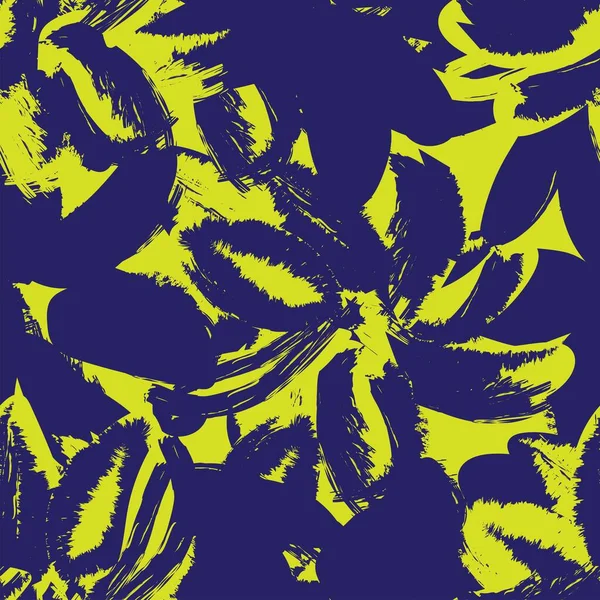 Barevné Abstraktní Květinový Bezešvý Vzor Design Pro Módní Textil Grafiku — Stockový vektor