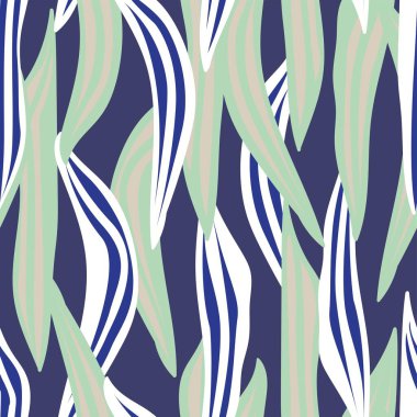 Pastels Tropikal Yaprak desen tasarımı moda tekstil, grafik ve el sanatları için