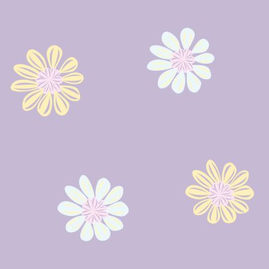 Pastels Ditsy Floral moda tekstil, grafik, arka plan ve el sanatları için kusursuz desen tasarımı