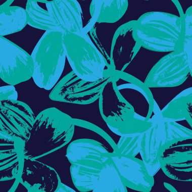 Moda tekstil, grafik ve el sanatları için Yeşil Tropikal Yaprak kusursuz desen tasarımı