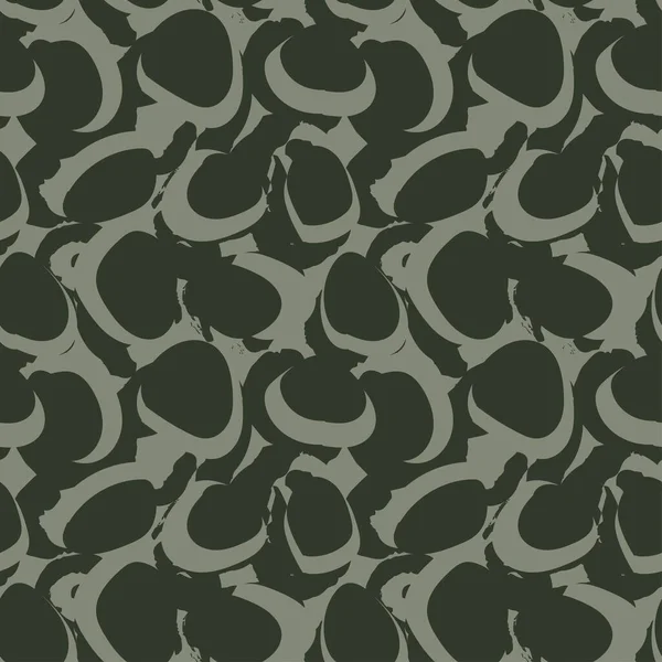 Couleur Neutre Abstrait Coups Pinceau Motif Design Pour Les Textiles — Image vectorielle
