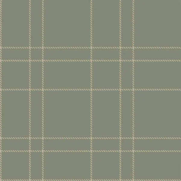 Neutrale Kleur Classic Plaid Textuur Naadloos Patroon Voor Mode Textiel — Stockvector