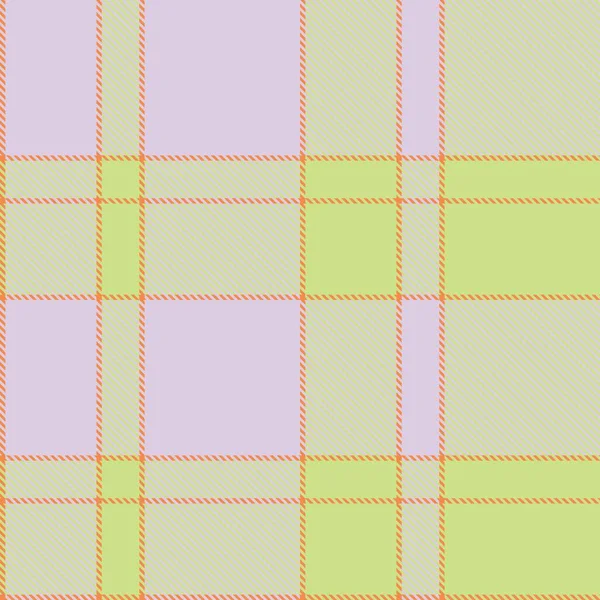 Pastels Classic Plaid Textured Seamless Pattern Fashion Textiles Graphics — Stock Vector