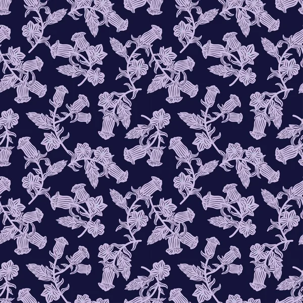 Pastels Oriental Květinové Bezešvé Vzor Pozadí Pro Módní Textil Grafiku — Stockový vektor