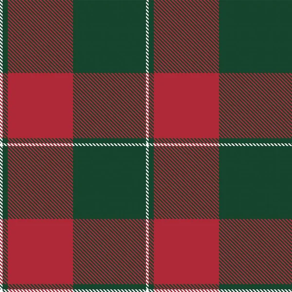Christmas Classic Plaid Textured Seamless Pattern Fashion Textiles Graphics — Stock Vector