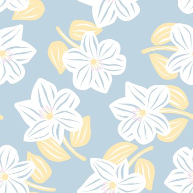 Pastels Çiçeksiz desen moda tekstil, grafik, arka plan ve el sanatları için arka plan