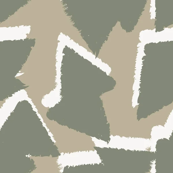 Neutrale Farbe Geometrische Dreiecke Nahtlose Mustergestaltung Für Modetextilien Und Grafiken — Stockvektor