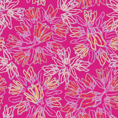 Moda tekstil, grafik, arka plan ve el sanatları için renkli Paisley soyut ve kusursuz desen tasarımı