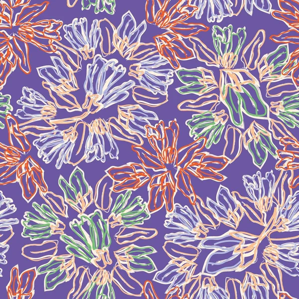 Diseño Patrones Sin Costuras Abstractos Coloridos Paisley Para Textiles Gráficos — Archivo Imágenes Vectoriales