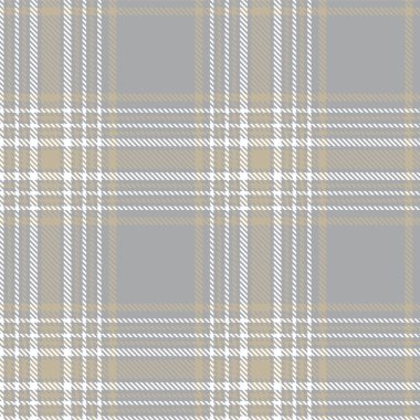 Tarafsız Renk Klasik Ekoseli Moda tekstil ve grafikleri için kusursuz desen