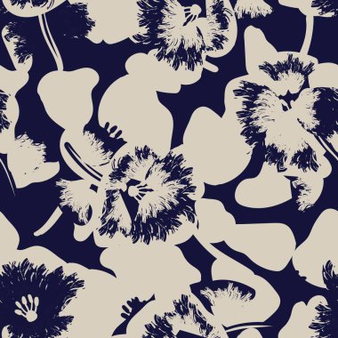 Tarafsız Renk Özeti: Moda tekstil, grafik, arka plan ve el sanatları için kusursuz desen tasarımı