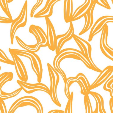 Moda tekstil, grafik ve el sanatları için renkli Tropikal Yapraksız desen tasarımı