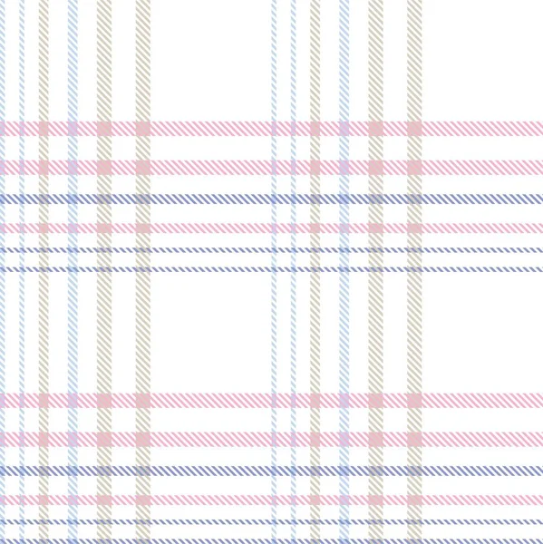 Rainbow Pastel Plaid Texturovaný Bezešvý Vzor Pro Módní Textil Grafiku — Stockový vektor