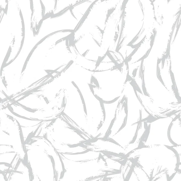 Монохромний Тропічний Лист Безшовний Дизайн Візерунка Модного Текстилю Графіки Ремесел — стоковий вектор