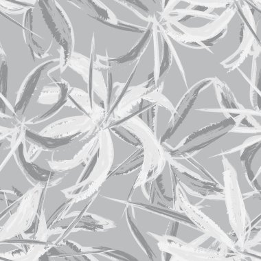 Moda tekstil, grafik, arkaplan ve el sanatları için tek renkli çiçek desensiz desen tasarımı