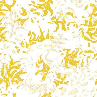 Moda tekstil, grafik ve el sanatları için renkli Tropikal Yapraksız desen tasarımı