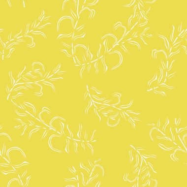 Moda tekstil, grafik ve el sanatları için renkli Tropikal Yapraksız desen tasarımı