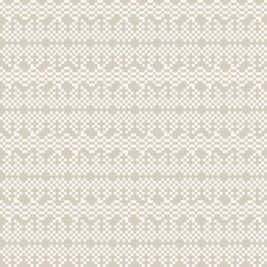 Moda tekstil, örgü ve grafikleri için Tarafsız Renkli Noel adası desen tasarımı