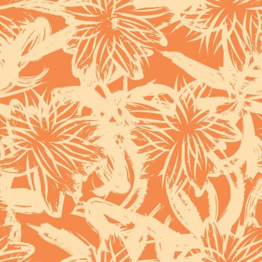 Moda tekstil, grafik, arka plan ve el sanatları için renkli Soyut Çiçeksiz desenli tasarım