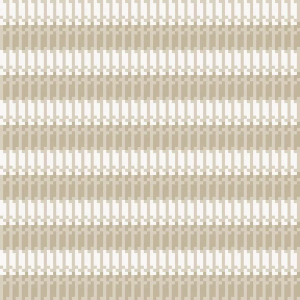 Neutrální Barva Texturovaný Veletrh Ostrovní Bezešvý Vzor Design Pro Pletení — Stockový vektor
