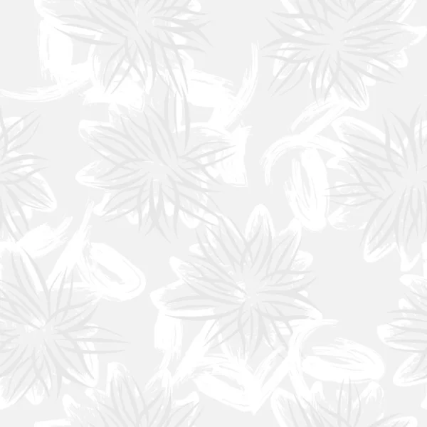 Monochromatyczny Abstrakcyjny Wzór Kwiatowy Bezszwowy Dla Tekstyliów Mody Grafiki Tła — Wektor stockowy