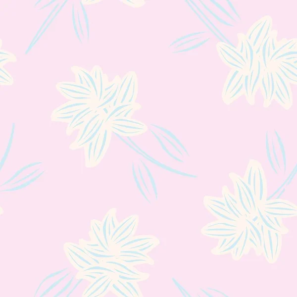 Pastely Květinové Bezešvé Vzor Pozadí Pro Módní Textil Grafiku Zázemí — Stockový vektor