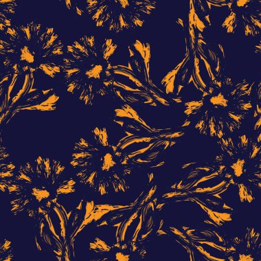 Moda tekstil, grafik, arka plan ve el sanatları için renkli Soyut Çiçeksiz desenli tasarım