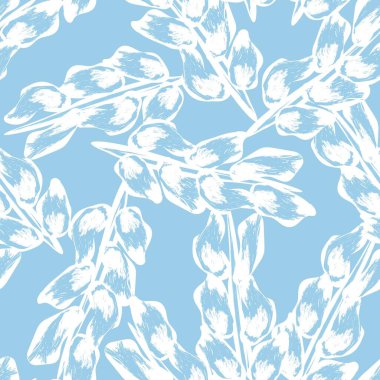 Pastels Tropikal Yaprak desen tasarımı moda tekstil, grafik ve el sanatları için