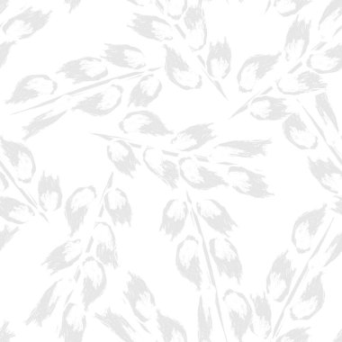 Moda tekstil, grafik ve el sanatları için tek renkli Tropikal Yaprak kusursuz desen tasarımı