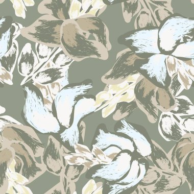 Tarafsız Renk Özeti: Moda tekstil, grafik, arka plan ve el sanatları için kusursuz desen tasarımı