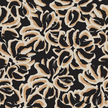 Tarafsız Renk Özeti: Moda tekstil, grafik, arka plan ve el sanatları için kusursuz desen tasarımı