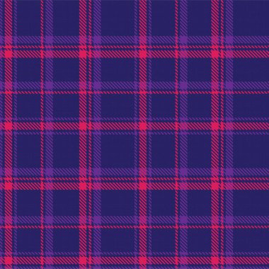 Renkli Klasik Ekose desenli moda tekstil ve grafikleri