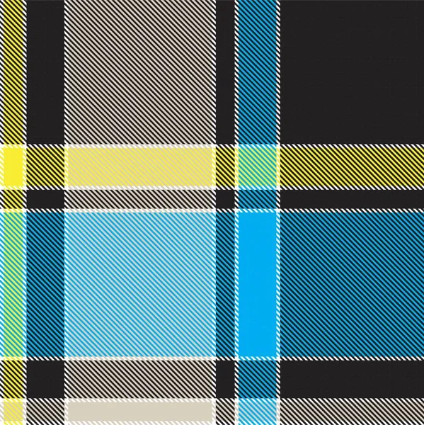 Kleurrijke Classic Plaid Textuur Naadloos Patroon Voor Mode Textiel Graphics — Stockvector
