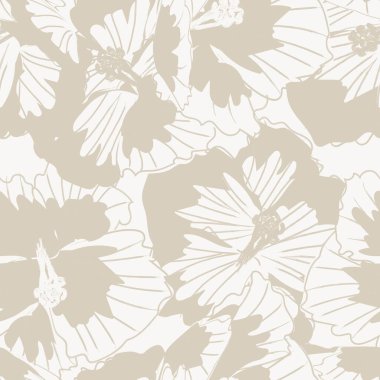 Tarafsız Renk Özeti: Moda tekstil, grafik, arka plan ve el sanatları için kusursuz desen tasarımı