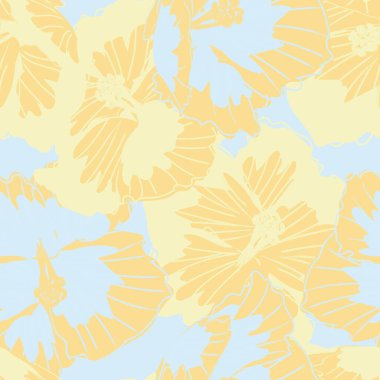 Moda tekstil, grafik, arka plan ve el sanatları için Pastel Soyut Çiçeksiz desen tasarımı